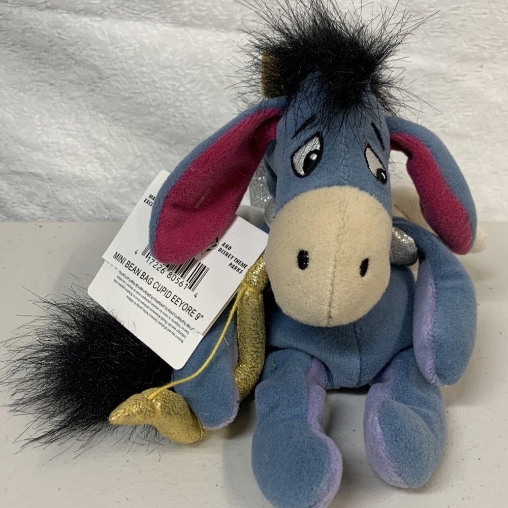 Disney Eeyore Stuffed Animal - Blue and Pink